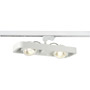 SLV 1000409 3Ph, LYNAH DOUBLE светильник 28Вт c LED 3000К, 1900лм, 2х 24°, белый