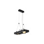SLV 1000410 LYNAH DOUBLE PD светильник подвесной 28Вт c LED 3000K, 1900лм, 24°, черный