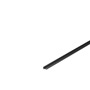 SLV 1000462 GRAZIA 10, профиль накладной плоский, 2 м, без экрана, черный