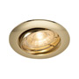 SLV 1000720 PIKA ROUND TURNO QPAR51 светильник встраиваемый для лампы GU10 50Вт макс., латунь