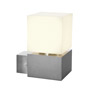 SLV 1000834 SQUARE WL LED светильник настенный IP44 12Вт с LED 3000K, 760лм,сталь/ белый