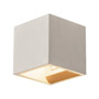 SLV 1000910 SOLID CUBE светильник настенный для лампы QT14 G9 25Вт макс., серый бетон