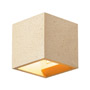 SLV 1000912 SOLID CUBE светильник настенный для лампы QT14 G9 25Вт макс., желтый песчанник