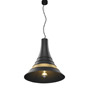 SLV 1001265 BATO 45 E27 PD светильник подвесной для лампы E27 60Вт макс., черный/ латунь