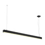 SLV 1001306 Q-LINE SINGLE LED светильник подвесной 45.8Вт с LED 3000К, 3700лм, черный (ex 155120)