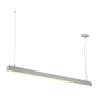 SLV 1001312 Q-LINE SINGLE LED DALI светильник подвесной 47Вт с LED 3000К, 3700лм, серебристый (ex 155134)