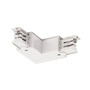 SLV 1001385 3Ph | S-TRACK, L-коннектор с разъёмом питания, 16А макс., GND по внутреннему углу, белый (ex 175111)