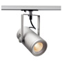 SLV 1001487 1PHASE-TRACK, EURO SPOT LED SMALL светильник 11Вт с LED 3000К, 650лм, 36°, серебристый
