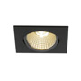 SLV 1001991 NEW TRIA 68 SQUARE CS/LS DtW светильник встр. 7.2Вт с LED 1800-3000К, 440лм, 38°, CRI>90, черный