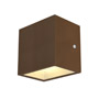 SLV 1002034 SITRA CUBE LED светильник настенный IP44 10Вт с LED 3000К, 2х 560лм, 2х 90°, бурый