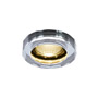 SLV 1002120 CRYSTAL Dim to Warm светильник встраиваемый 7.3Вт с LED 1800-3000К, 460лм, 38°, хром/ стекло прозр.