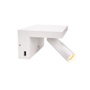 SLV 1002140 FIDO светильник настенный 6.6Вт с 2х USB (1.5A макс.), LED 3000K, 390лм 3 уровня, 36°, CRI>90, белый