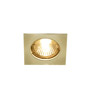 SLV 1002206 PIKA SQUARE QPAR51 светильник встраиваемый для лампы GU10 50Вт макс., латунь