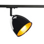 SLV 1002873 1PHASE-TRACK, PARA CONE 14 светильник для лампы GU10 25Вт макс., черный/ золото