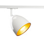 SLV 1002874 1PHASE-TRACK, PARA CONE 14 светильник для лампы GU10 25Вт макс., белый/ золото