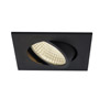 SLV 1003061 NEW TRIA 68 SQUARE CS светильник встраиваемый 5.3Вт с БП и LED 3000К, 300лм, 38°, черный