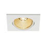 SLV 1003069 NEW TRIA 68 SQUARE CS светильник встраиваемый 12Вт с БП и LED 2700К, 800лм, 38°, белый