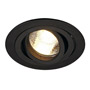 SLV 111710 NEW TRIA 78 ROUND GU10 LS светильник встраиваемый для лампы GU10 50Вт макс., черный