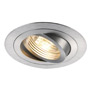 SLV 111716 NEW TRIA 78 ROUND GU10 LS светильник встраиваемый для лампы GU10 50Вт макс., матированный алюминий