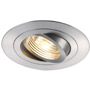 SLV 113446 NEW TRIA 78 XL ROUND GU10 CS светильник встраиваемый для лампы GU10 50Вт макс., матир. алюминий