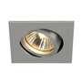 SLV 113476 NEW TRIA 68 SQUARE GU10 CS светильник встраиваемый для лампы GU10 50Вт макс., матиров. алюминий