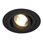 SLV 113490 NEW TRIA 78 ROUND GU10 CS светильник встраиваемый для лампы GU10 50Вт макс., черный