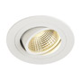 SLV 113871 NEW TRIA 77 ROUND CS светильник встраиваемый 9.1Вт с БП и LED 2700К, 645лм, 38°, белый