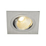 SLV 113886 NEW TRIA 77 SQUARE CS светильник встраиваемый 9.1Вт с БП и LED 2700К, 645лм, 38°, матиров. алюминий