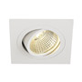 SLV 113911 NEW TRIA 77 SQUARE CS светильник встраиваемый 9.1Вт с БП и LED 3000К, 700лм, 38°,  белый