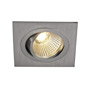 SLV 113916 NEW TRIA 77 SQUARE CS светильник встраиваемый 9.1Вт с БП и LED 3000К, 700лм, 38°, матиров. алюминий