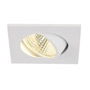 SLV 113961 NEW TRIA 68 SQUARE CS светильник встраиваемый 5.3Вт с БП и LED 3000К, 300лм, 38°, белый