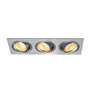 SLV 114206 NEW TRIA 3 DL SET светильник с 3 COB LED по 6Вт (30Вт), 2700К, 2400лм, 38°, с бл. питания, алюмиий