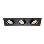 SLV 114210 NEW TRIA 3 DL SET светильник с 3 COB LED по 6Вт (30Вт), 3000К, 2400лм, 38°, с блоком питания, черный
