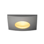 SLV 114474 OUT 65 SQUARE LED SET, светильник IP65 встраив с LED 9(12)Вт, 38°, 3000К, 460лм, с БП, серебристый