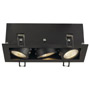SLV 115720 KADUX 3 LED светильник встраиваемый 21Вт с БП и LED 3000К, 1920лм, 3х 38°, черный