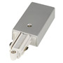 SLV 143032 1PHASE-TRACK, разъём питания торцевой, 16А макс., GND слева, серебристый