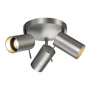 SLV 147424 ASTO TUBE 3 ROUND светильник накладной для 3-х ламп GU10 по 75Вт макс., матированный алюминий