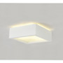 SLV 148002 PLASTRA 104 E27 SQUARE светильник потолочный для 2-х ламп E27 по 25Вт макс., белый гипс