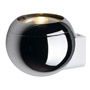 SLV 149031 LIGHT EYE 150 BALL светильник настенный для лампы ES111 75Вт макс., хром / основание белое