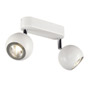 SLV 149071 LIGHT EYE 90 DOUBLE светильник накладной для 2-х ламп GU10 по 50Вт макс., белый / хром