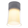 SLV 150654 RETO LED CL светильник потолочный с LED 2х4,4Вт (12Вт), 2700К, 620лм,  серый/стекло белое