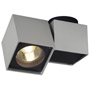SLV 151524 ALTRA DICE SPOT 1 светильник накладной для лампы GU10 50Вт макс., серебристый / черный