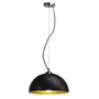 SLV 155510 FORCHINI 40 PD светильник подвесной для лампы E27 40Вт макс., черный/ хром/ золото