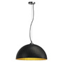 SLV 155530 FORCHINI 50 PD светильник подвесной для лампы E27 40Вт макс., черный/ хром/ золото