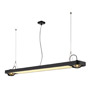 SLV 159140 AIXLIGHT® R2 OFFICE 150 светильник подвесной c LED 35Вт 4000К 4100лм и для ламп ES111 2х75Вт, черный