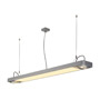 SLV 159144 AIXLIGHT® R2 OFFICE 150 светильник подвесной c LED 35Вт 4000К 4100лм и для ламп ES111 2х75Вт, сереб.