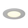 SLV 162733 SENSER ROUND  6W светильник встраиваемый 350мА c SMD LED 6Вт, 3000К, 240лм, без БП, серебристый