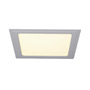 SLV 162803 SENSER SQUARE 10W светильник встраиваемый 350мА c SMD LED 10Вт, 3000К, 560лм, без БП, серебристый