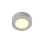SLV 162933 SENSER ROUND  6W светильник накладной 230V c SMD LED 6Вт (6.7Вт), 3000К, 230лм, c БП, серебристый