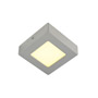 SLV 162993 SENSER SQUARE  6W светильник накладной 230V c SMD LED 6Вт (6.7Вт), 3000К, 230лм, c БП, серебристый